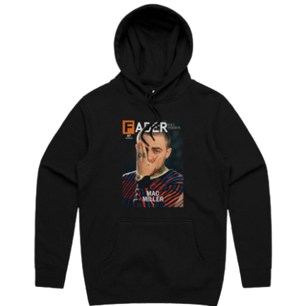 MAC MILLER ISSUE COVER HOODIE – BLACK